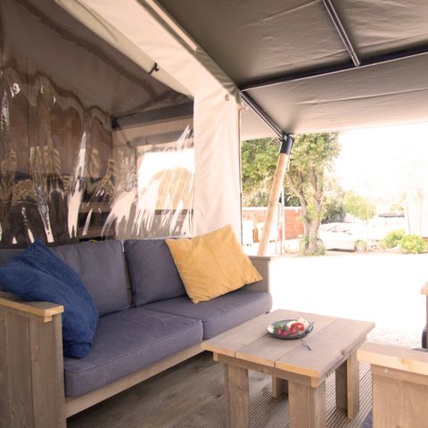 Safaritent 5 personen - Safaritent + sanitair + airco (6P)
