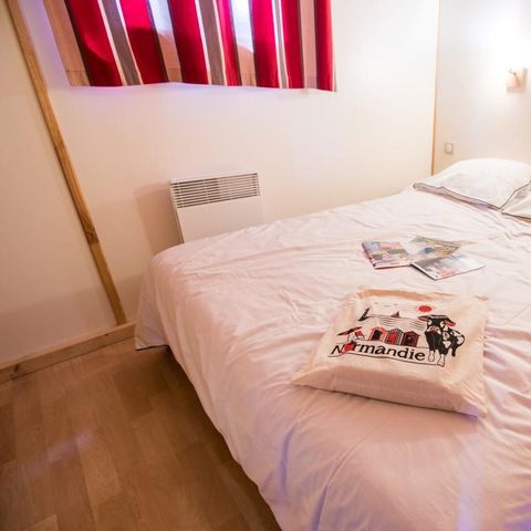 Chalet 4 personen - Bois Confort 24m² 2 kamers + overdekt terras + TV 4 pers