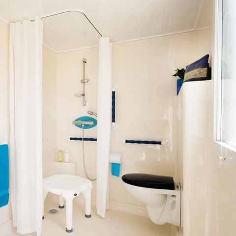 Stacaravan 4 personen - PMR Confort 27m² 2 kamers + TV + terras