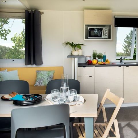 Stacaravan 8 personen -  Confort 3 slaapkamers 2badkamers 39m² (39m²)