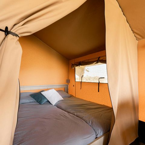 Safaritent 4 personen - CABANE SUR PILOTIS (4 slaapplaatsen)