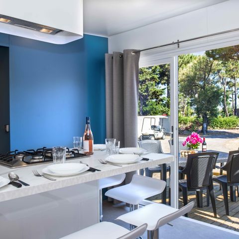 Stacaravan 4 personen - VIP - 2 slaapkamers