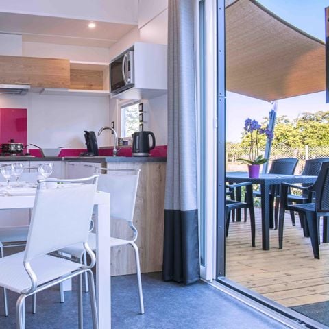 Stacaravan 6 personen - COTTAGE VIP PLUS 3 SLAAPKAMERS