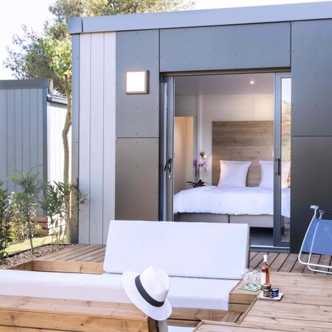 Stacaravan 6 personen - COTTAGE VIP PLUS 3 SLAAPKAMERS