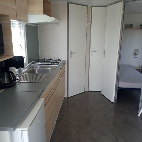 Stacaravan 4 personen - Cottage Confort - airconditioning - 2 slaapkamers