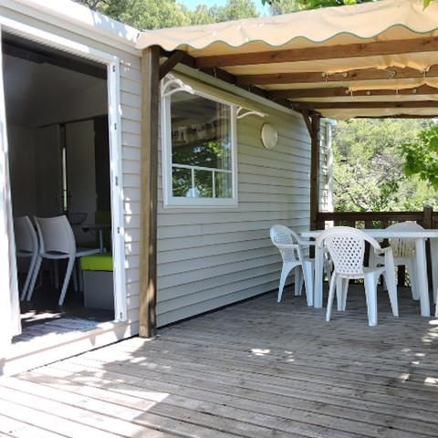 Stacaravan 6 personen - Cottage Confort - airconditioning - 2 slaapkamers