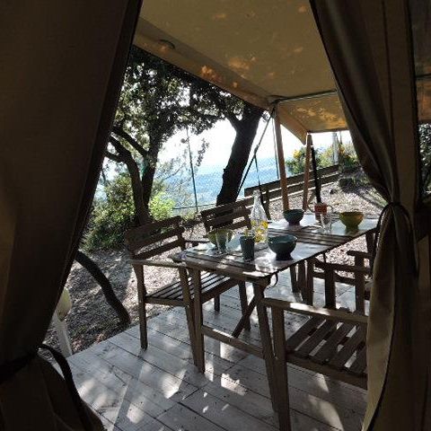 Safaritent 4 personen - Lodge Aventure Tent - 2 slaapkamers