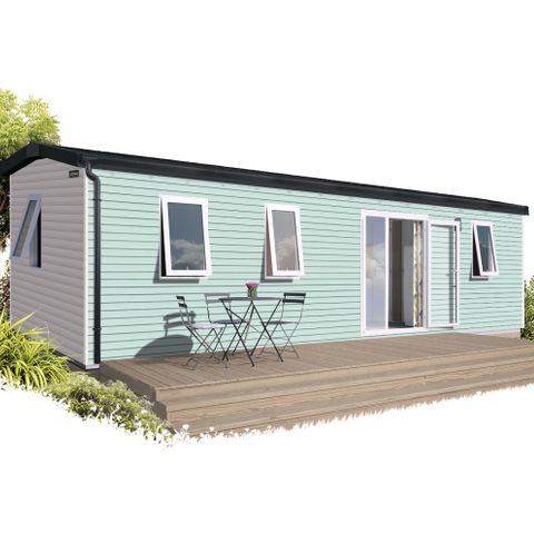 Stacaravan 6 personen - 4 Kamers 6 Personen + TV