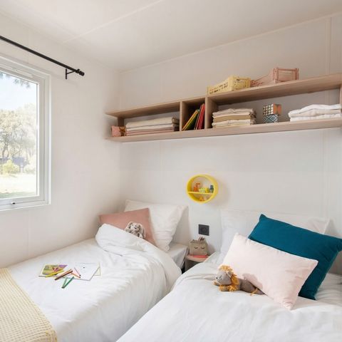 Stacaravan 6 personen - LEISURE - 3 slaapkamers - TV