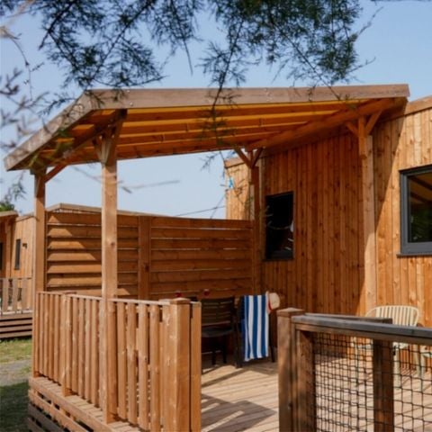 Stacaravan 6 personen - Cottage Premium 3 slaapkamers 6 pers. uitzicht op de wijngaard