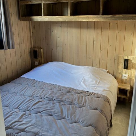 Stacaravan 5 personen - Cottage Premium 2 slaapkamers 4 pers. Uitzicht op de wijngaard