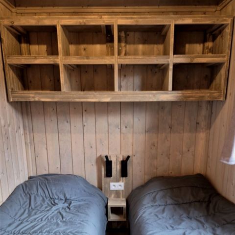 Stacaravan 5 personen - Cottage Premium 2 slaapkamers 4 pers. Uitzicht op de wijngaard