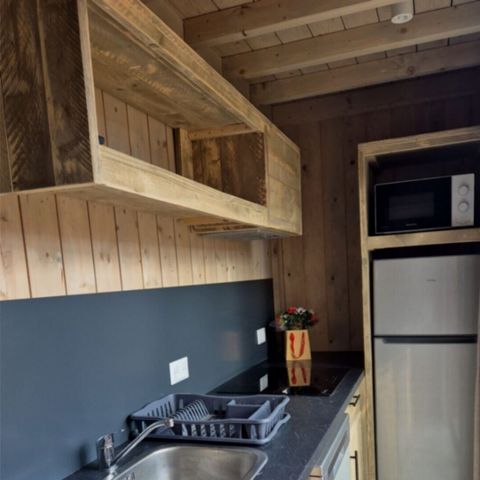 Stacaravan 5 personen - Cottage Premium 2 slaapkamers 4 pers. Uitzicht op de wijngaard