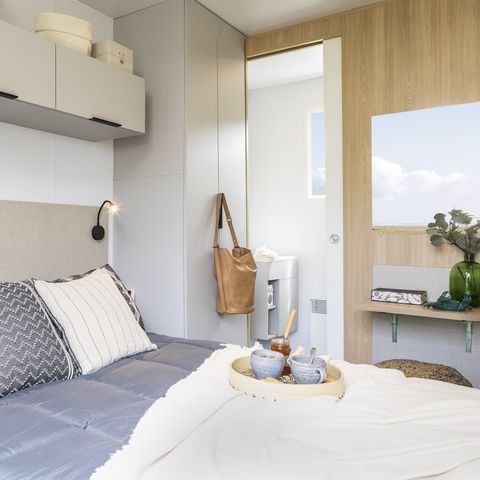 Stacaravan 4 personen - Sunêlia Prestige 2 slaapkamers 4 pers - 34 m2 - Overdekt terras - SAM