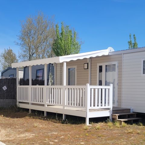 Stacaravan 4 personen - Cottage Confort 2ch. 4pers. -30m2 - Overdekt terras - SAM