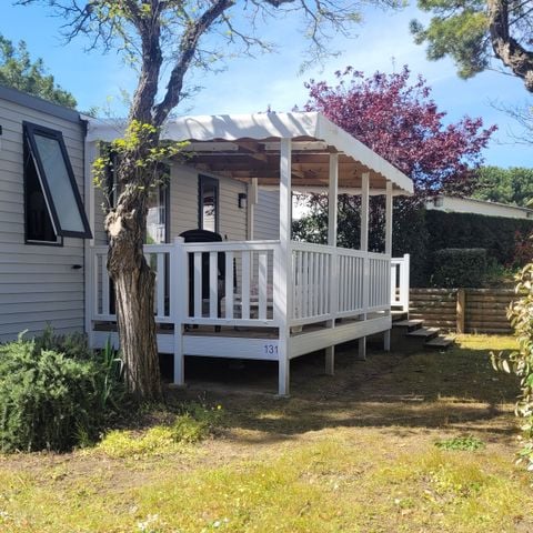 Stacaravan 6 personen - Cottage Confort 3bed. 6pers - 35m2 Overdekt terras - SAM