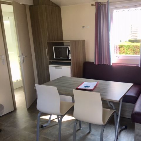 Stacaravan 4 personen - Loisir Confort 2bed. 4pers. - 25m2 Overdekt terras - SAM