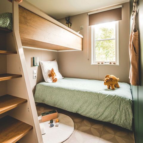Stacaravan 6 personen - Sunêlia Prestige 3bed. 6 pers. - 36m2 - Overdekt terras - SAM