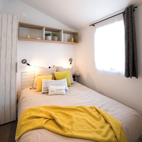 Stacaravan 8 personen - Sunêlia Prestige 4bed. 8 pers. - 40m2 - Overdekt terras - SAM
