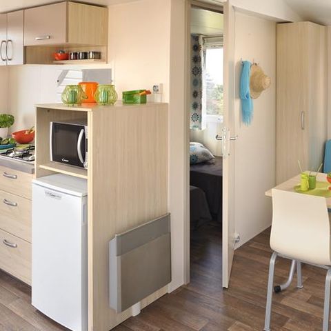 Stacaravan 4 personen - Loisir Confort 2bed. 4pers. - 25m2 Terras met parasol - DIM