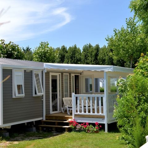 Stacaravan 6 personen -  LOISIR CONFORT 3ch/ 6p - 36m² - Overdekt terras - DIM