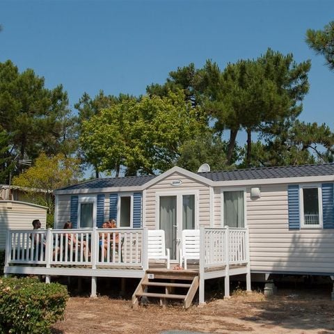 Stacaravan 6 personen - COTTAGE CONFORT 3bed / 6p - 35m² - Terras met parasol - DIM