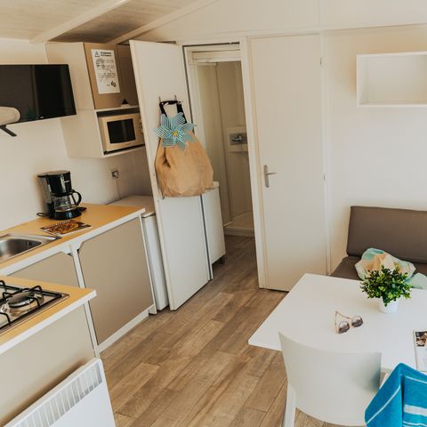 Stacaravan 4 personen - DIM - LOISIR CONFORT 2bed/4p - 20m² - Geïntegreerd terras