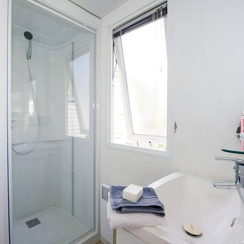 Stacaravan 4 personen - Mobile-home | Comfort | 2 Slaapkamers | 4 Pers. | Verhoogd terras | 1 badkamer