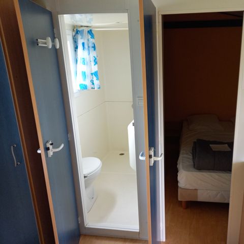 Stacaravan 4 personen - MET SANITAIRE VOORZIENINGEN