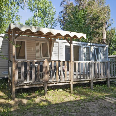 Stacaravan 6 personen - Mobile-home | Comfort XL | 3 slaapkamers | 6 pers. | Verhoogd terras | Airconditioning