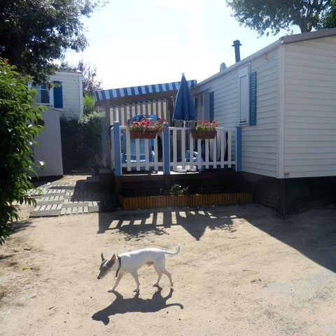 Stacaravan 5 personen - CAMPING ACAPULCO MH 2 kamers Comfort 26m² + Overdekt terras 26m² 4/5 pers