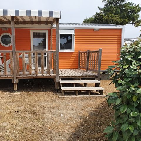 Stacaravan 5 personen - CAMPING ACAPULCO MH 2 kamers Comfort 26m² + Overdekt terras 26m² 4/5 pers