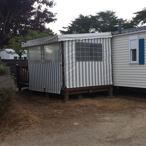 Stacaravan 4 personen - CAMPING ACAPULCO/ MH 2 kamers Standaard (+12jaar) Overdekt terras 21-25m² 4 pers
