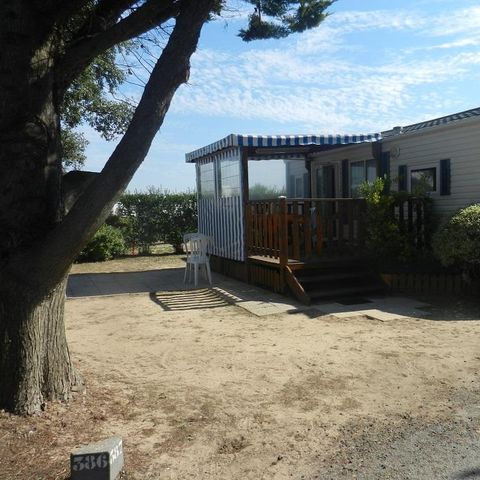 Stacaravan 4 personen - CAMPING ACAPULCO/ MH 2 kamers budget Overdekt terras (ouder dan 15 jaar) 21-25m² 4 pers