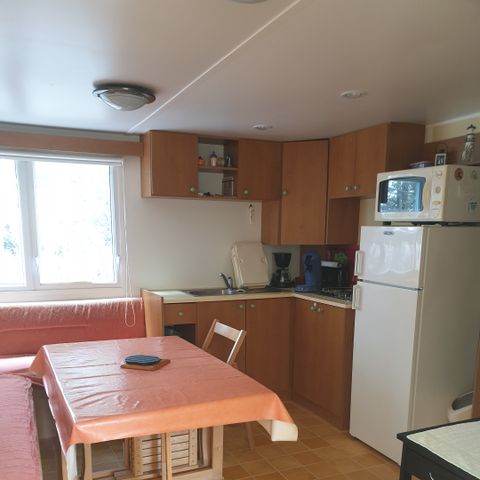 Stacaravan 4 personen - CAMPING ACAPULCO/ MH 2 kamers budget Overdekt terras (ouder dan 15 jaar) 21-25m² 4 pers
