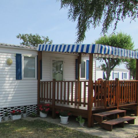 Stacaravan 6 personen - BUDGET 3 slaapkamers 29m² woonoppervlakte