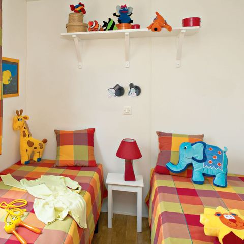 Stacaravan 6 personen - BUDGET 3 slaapkamers 29m² woonoppervlakte