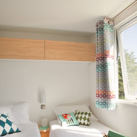 Stacaravan 6 personen - COMFORT 3 slaapkamers 31m² woonoppervlakte