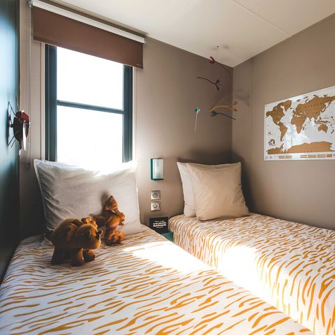 Stacaravan 4 personen - PALM 2 slaapkamers ***Nieuw in 2024*** ca 30m