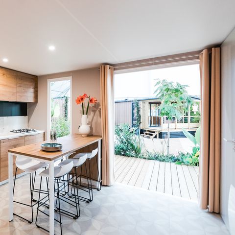 Stacaravan 6 personen - PALM 3 slaapkamers ***Nieuw in 2024*** ongeveer 33m² ongeveer.
