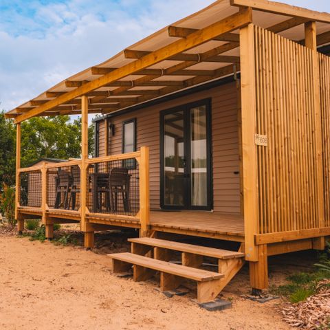 Stacaravan 6 personen - PALM 3 slaapkamers ***Nieuw in 2024*** ongeveer 33m² ongeveer.