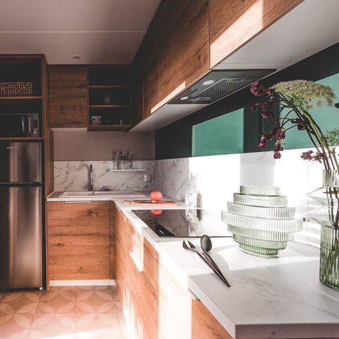 Stacaravan 10 personen - PALM Tribu 5 slaapkamers ***Nieuw in 2024*** ca. 66m² ca. 66m² ca. 66m² ca. 2024