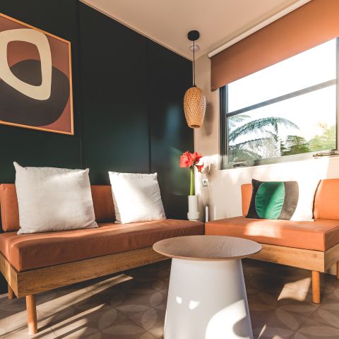 Stacaravan 10 personen - PALM Tribu 5 slaapkamers ***Nieuw in 2024*** ca. 66m² ca. 66m² ca. 66m² ca. 2024