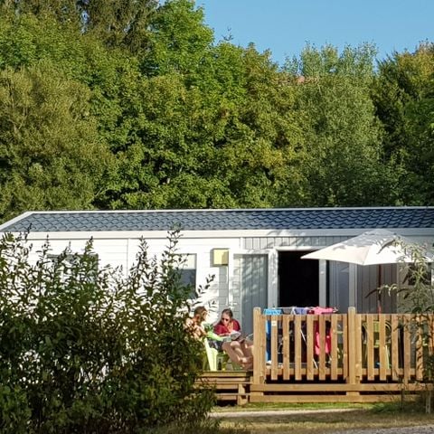 Bungalow 6 personen - Bungalow Kastanje 32 m² met houten terras