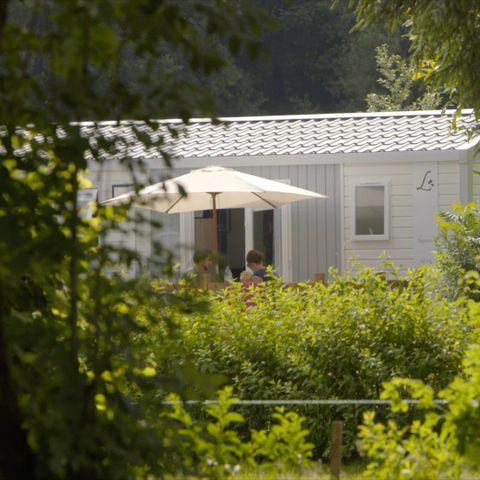 Bungalow 6 personen - Bungalow Kastanje 32 m² met houten terras