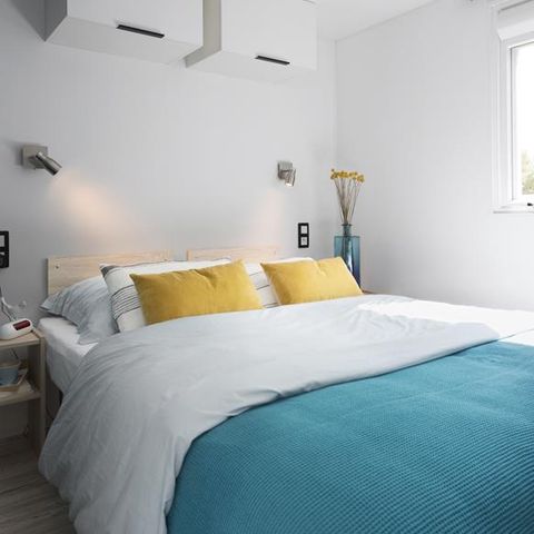 Bungalow 6 personen - Bungalow Kastanje 32 m² met houten terras