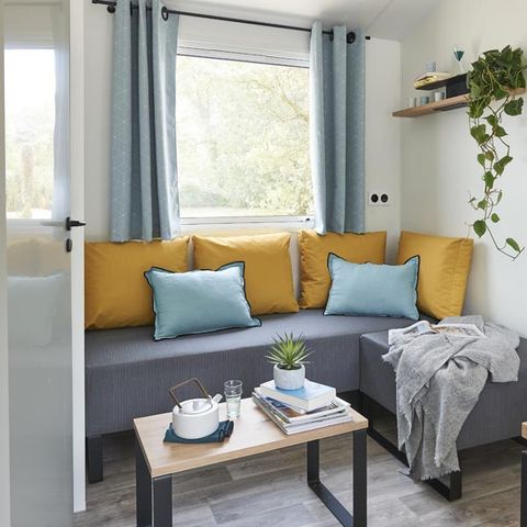 Stacaravan 6 personen - Cottage Bahia CONFORT met airconditioning
