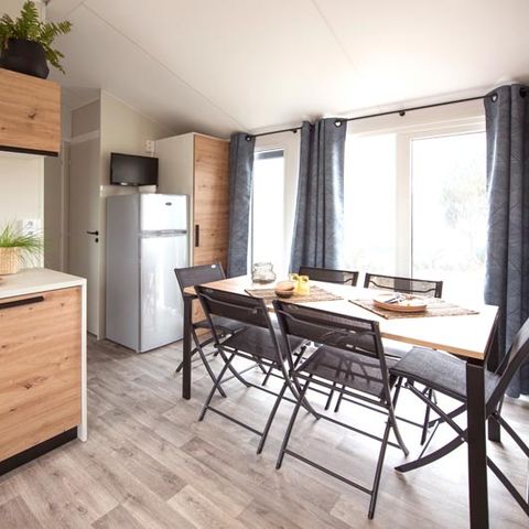 Stacaravan 8 personen - 8p - Cottage Tribu CONFORT met airconditioning