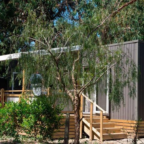 Stacaravan 4 personen - Mobile-home | Ultimate | 2 slaapkamers | 4 pers. | Verhoogd terras | 2 badkamers | Airconditioning.