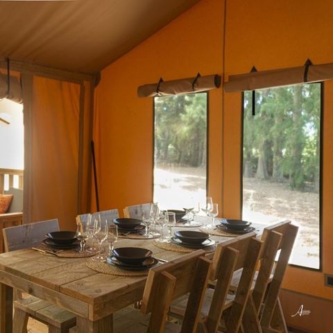 Bungalowtent 4 personen - Luxe Lodge